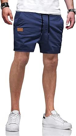 Landtown Mens Shorts Casual Cotton Cargo Shorts Athletic Workout Golf Shorts Summer Beach Shorts with Pockets