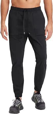 Fabletics Men's The One Jogger, Quick-Dry, Hidden Pockets, Zip Pockets, UPF Protection, Anti-Stink, Lightweight