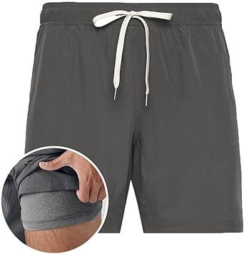True Classic Quick Dry Active Mens Shorts, Premium Mens Athletic Shorts, Workout Shorts, and Running Shorts for Men