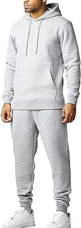 JIHUILAI Track Suits For Men 2 Piece Hoodies With Sweatpants Sets Casual Running Jogging Sport Suit Sets S-3XL