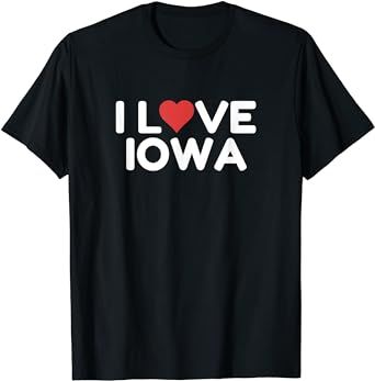 I Love Iowa T-Shirt
