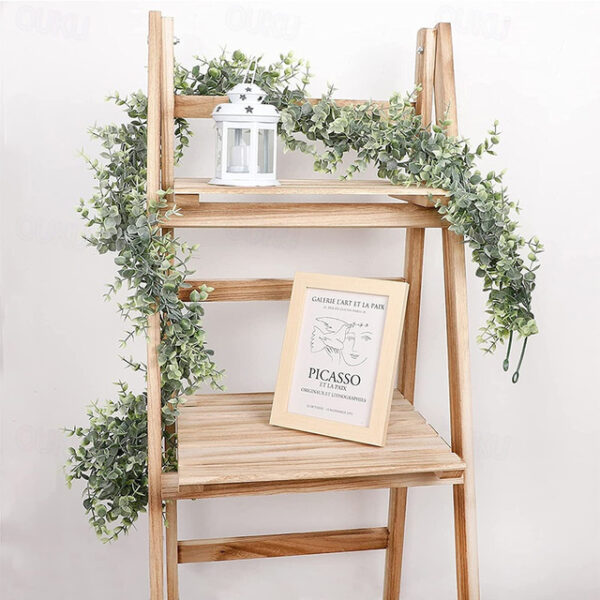 1PC artificial green plant artificial eucalyptus wreath vine 1.8m ins eucalyptus wall hanging simulation plant vine Wedding Decoration 2025 - US $12.4