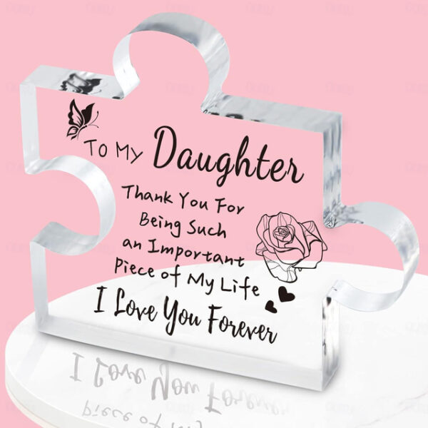 1pc, Gifts For Women, Engraved Puzzle Acrylic Plaque 3.94 X 3.94 Inch (About 10 X 10 Cm), Birthday Gifts For Women Friendship, Friendship Gifts For Wo