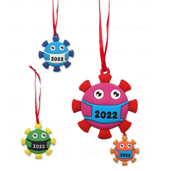 2022 Christmas decorations Virus doll Christmas tree decoration pendant 2025 - US $5.99