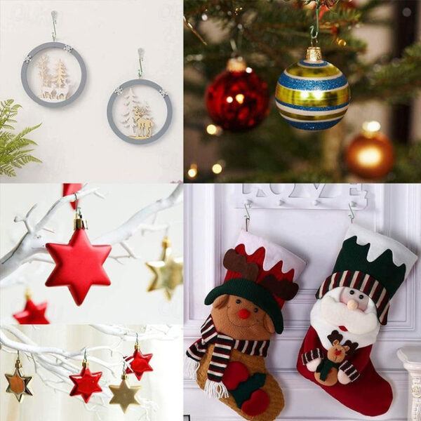 Christmas Decorations Christmas Ball S-Shaped Small Hooks Christmas Tree Decoration Accessories Christmas Hooks 2025 - US $2.99