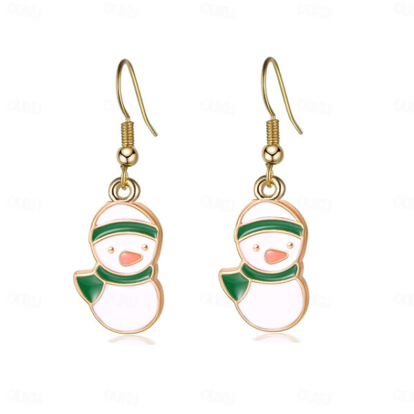 Christmas Ear Decor Hooks Creative Ladies Holiday Earrings Christmas Jewelry Earrings 2025 - US $5.99