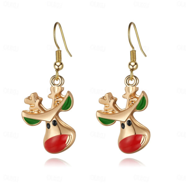 Christmas Ear Decor Hooks Creative Ladies Holiday Earrings Christmas Jewelry Earrings 2025 - US $5.99