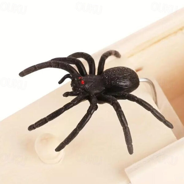 Halloween Gift Spider in a Box Gag Gift Spider Scare Prank Box, Hilarious Wooden Scare Box,Handmade Fun Joke Scarebox Toy 2025 - US $6.99