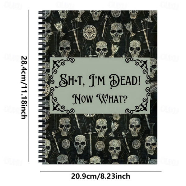 Sh*t, I'm Dead! End of Life Planner - Final Preparations Journal,Final Arrangements with Twin Wire Binding for Men, Women, Friends, Family 2025 - US $