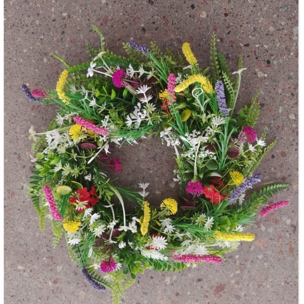 Wild Flower Garland Spring And Summer Garland Front Door Simulation Dry Flower Garland Plant Immortal Flower 45Cm 2025 - US $27.99